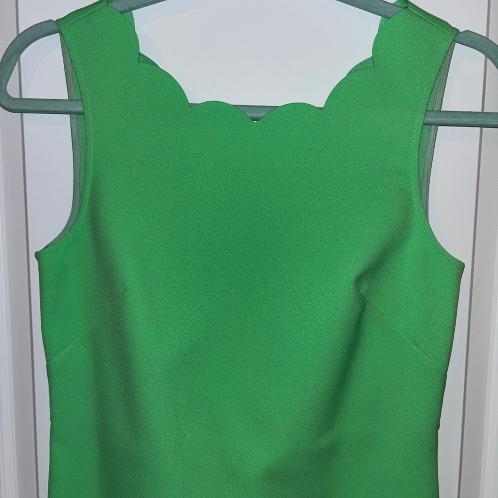 🍀JCREW Scallop Dress SZ 0🍀 - Picture 4 of 6